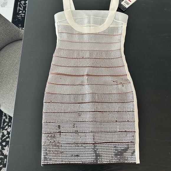 Herve Leger bandage dress sequin ombré. NWT - Picture 3 of 4